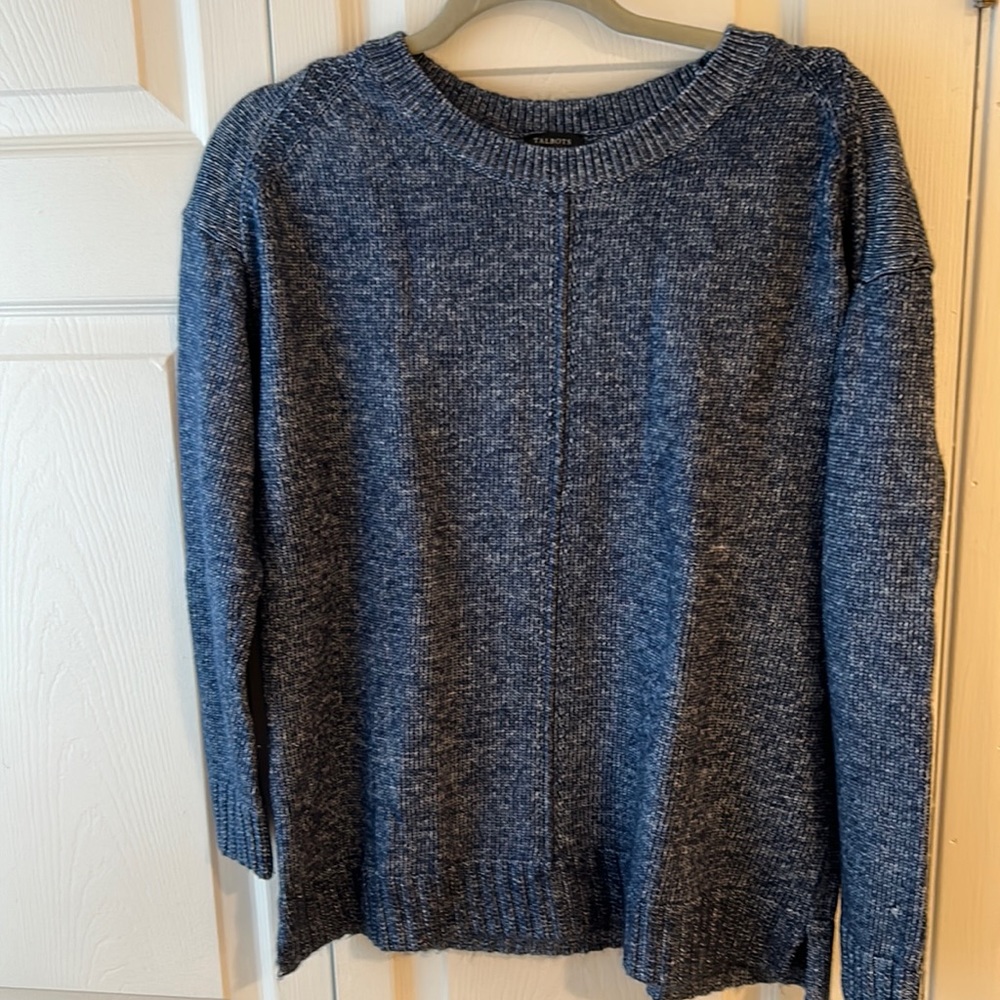 Talbots navy sweater